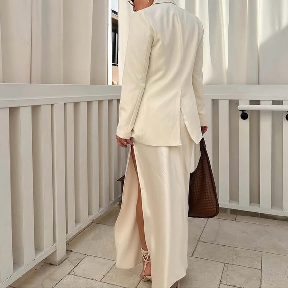 Satin Maxi Skirt - Picture 7 of 9